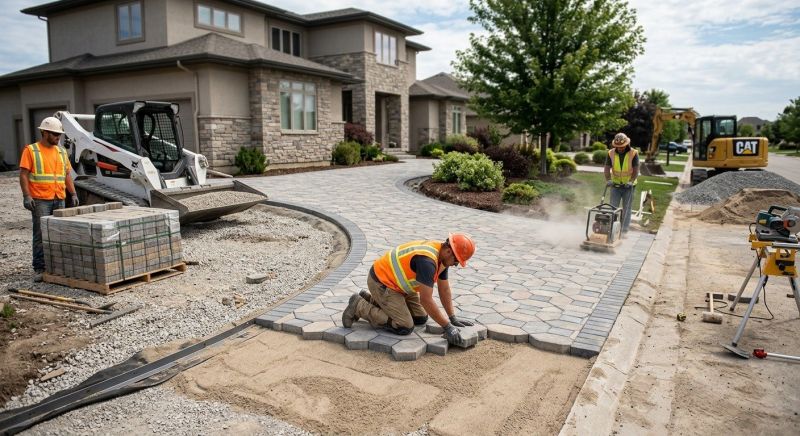 Driveway Pavers Installation in Sacramento, CA